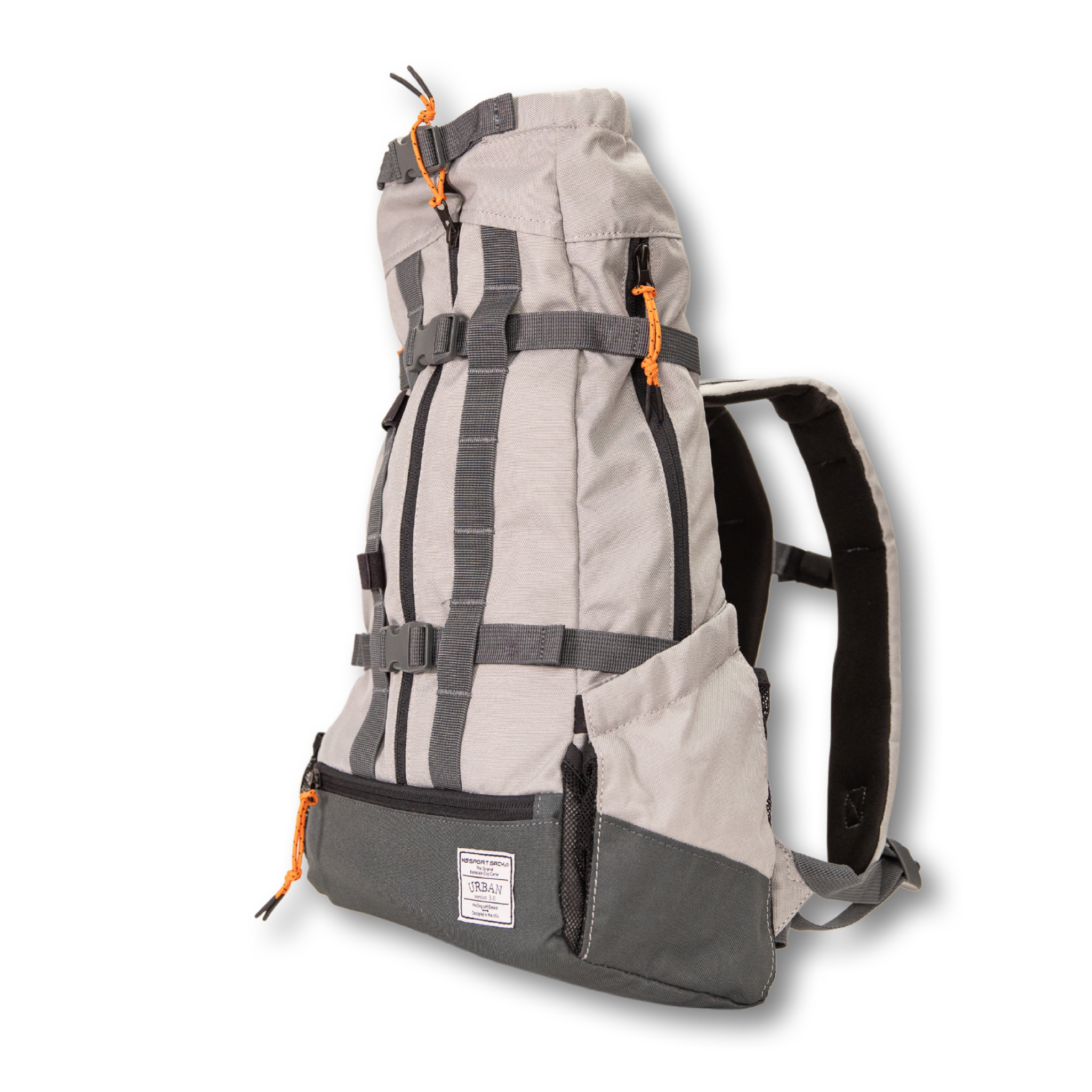 URBAN 3 Backpack Dog Carrier: Medium (17"-20" from collar to tail) / Concrete